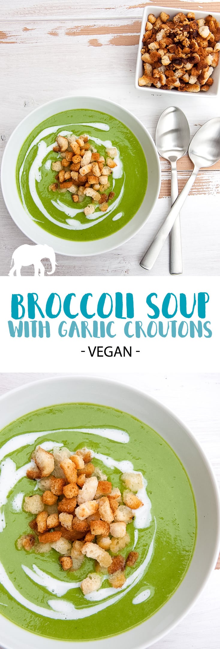 Vegan Broccoli Soup Recipe | Elephantastic Vegan