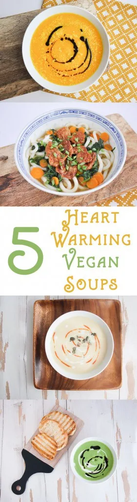 5 Heart-Warming Vegan Soups | ElephantasticVegan.com