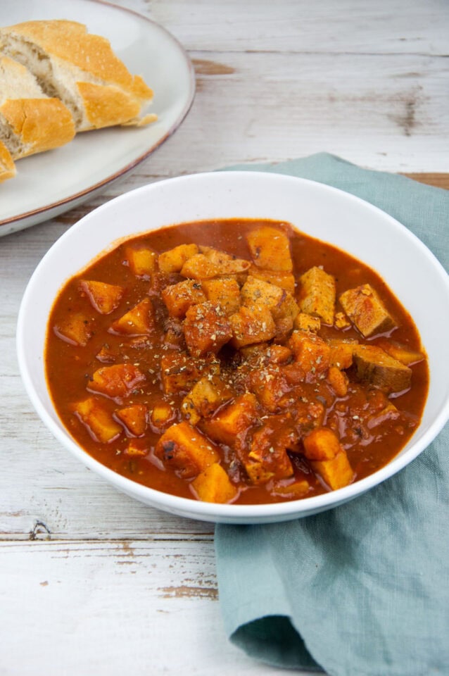Vegan Goulash with Smoked Tofu Recipe Elephantastic Vegan