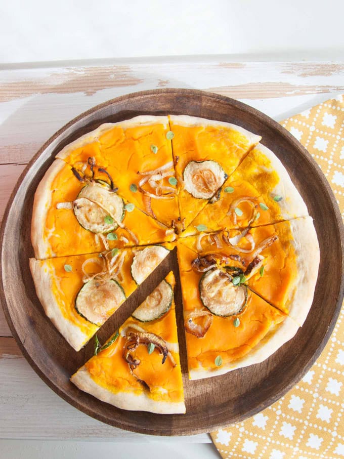Vegan Pumpkin Pizza