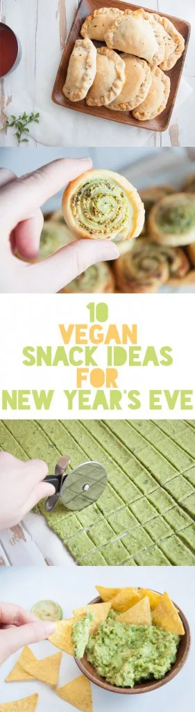 10 Vegan Snack Ideas for New Year's Eve | ElephantasticVegan.com
