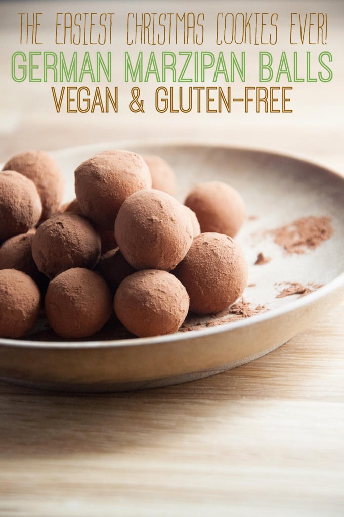 German Marzipan Balls | ElephantasticVegan.com