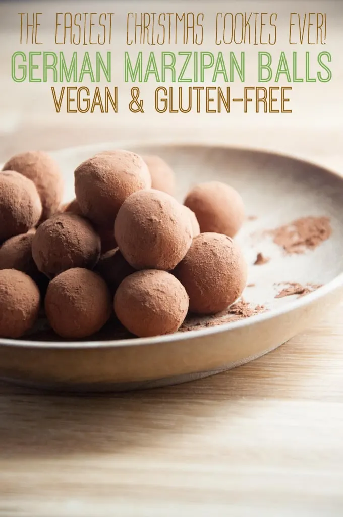 German Marzipan Balls | ElephantasticVegan.com