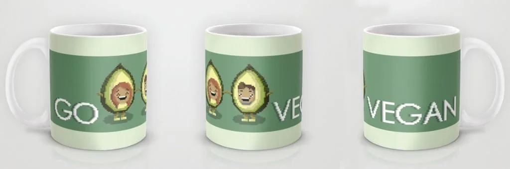 Go Vegan Mug | ElephantasticVegan.com