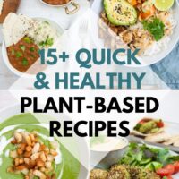 15 Quick & Healthy Plant-Based Recipes