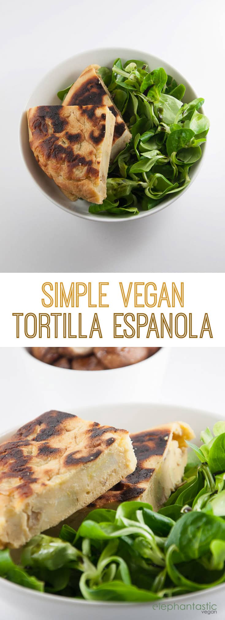 Simple Vegan Tortilla Espanola | ElephantasticVegan.com