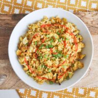 Vegan Egg and Veggie Stir-Fry | ElephantasticVegan.com