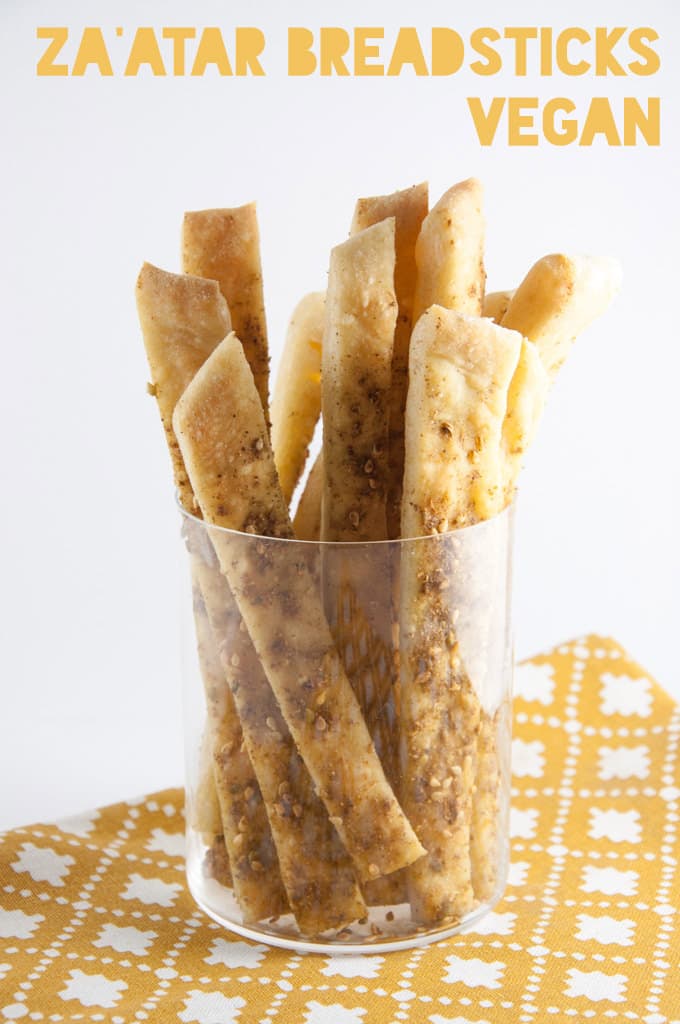 Vegan Za'atar Breadsticks Recipe Elephantastic Vegan