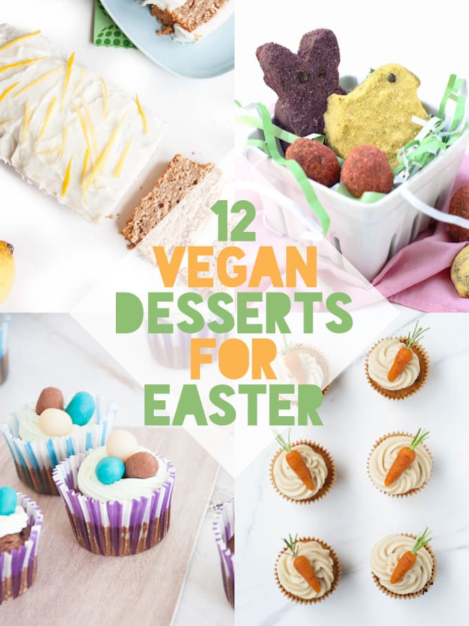 12 Vegan Easter Desserts | ElephantasticVegan.com