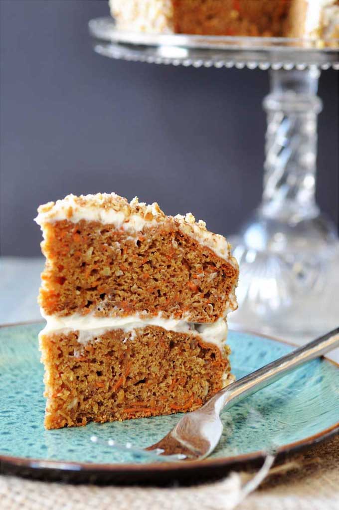 Vegan Hazelnut Carrot Cake by Veganosity