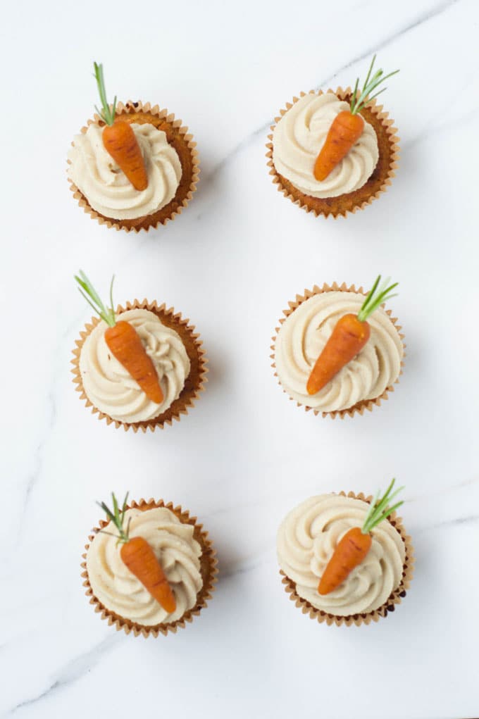 Carrot Cake Cupcakes by Wallflower Girl