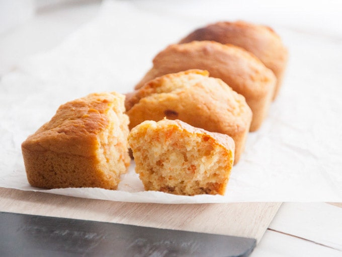 Vegan Mini Carrot Cake Loaves by Elephantastic Vegan