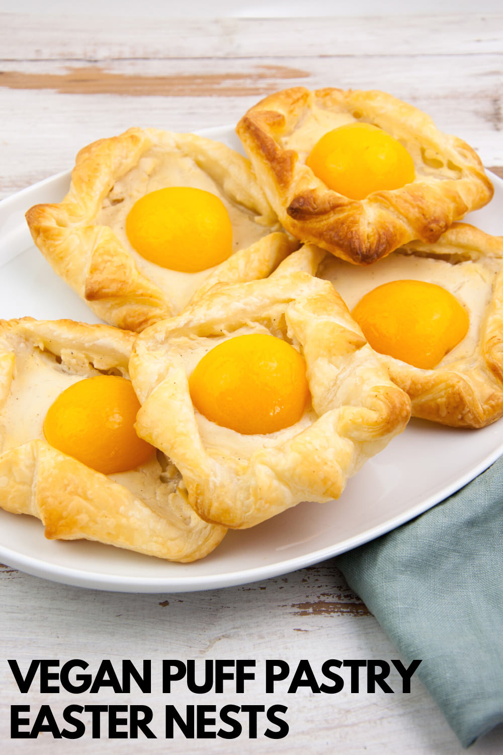 Vegan Puff Pastry Easter Nests