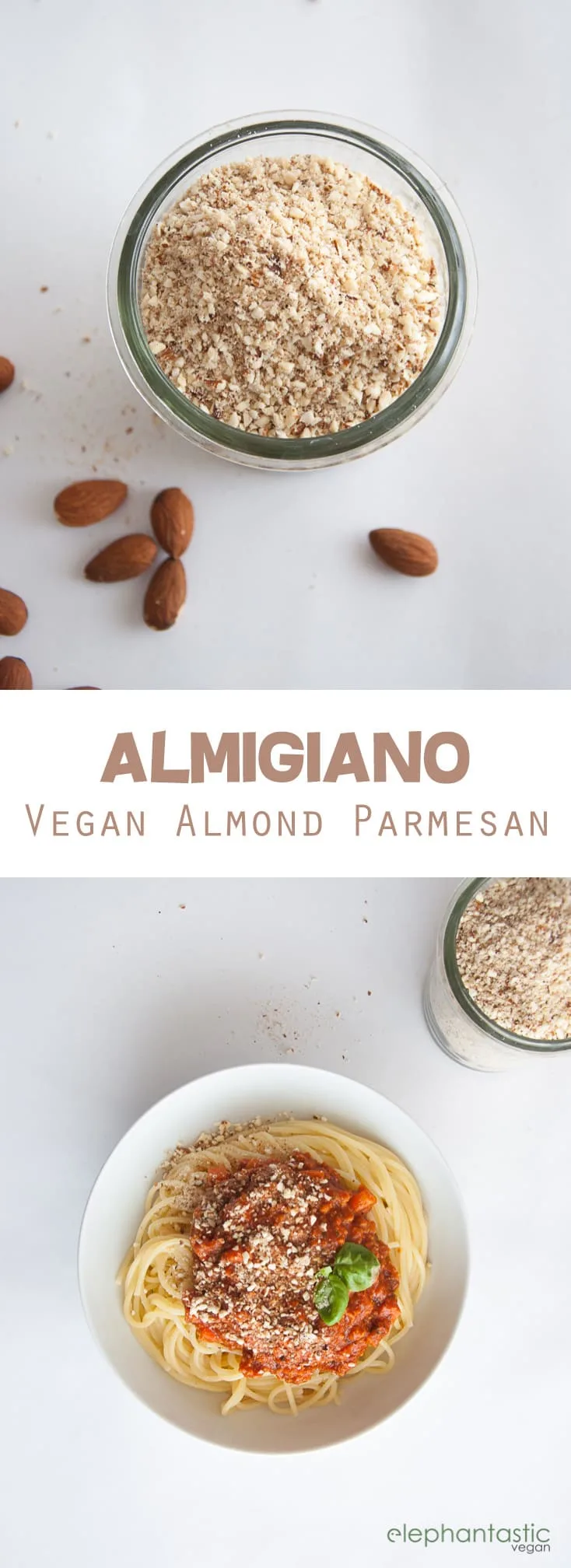 Almigiano - Vegan Almond Parmesan | ElephantasticVegan.com