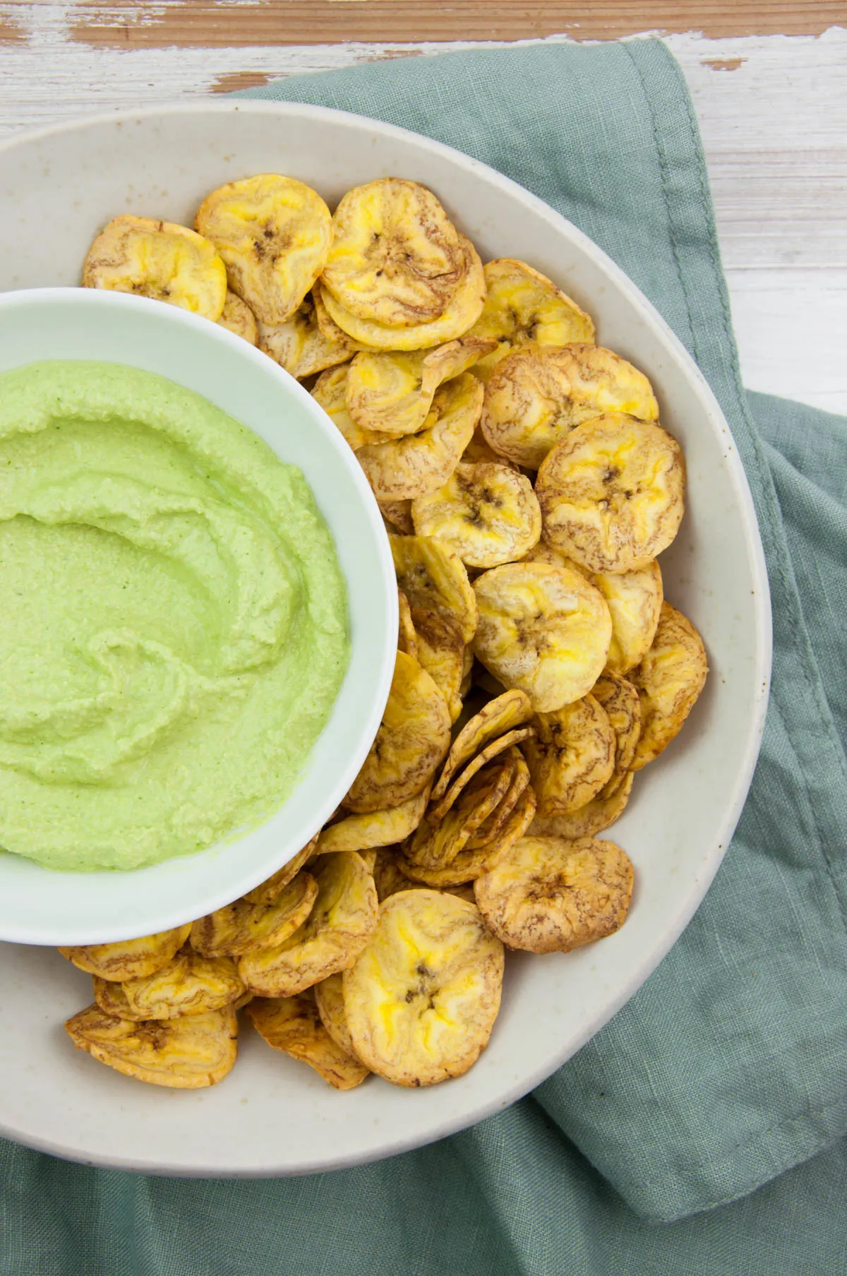 Baked Plantain Chips