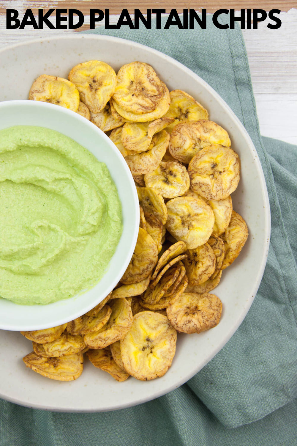 Baked Plantain Chips