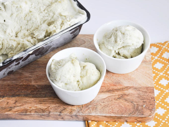 Vegan Minty Cotton Candy Ice Cream Recipe Made With Aquafaba Vegan Minty Cotton Candy Ice Cream Recipe Made With Aquafaba