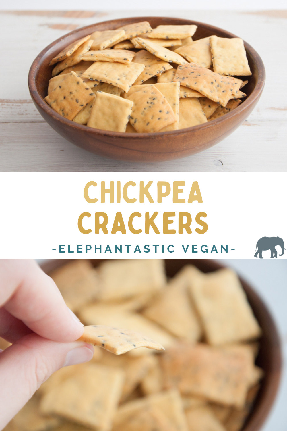 Vegan Chickpea Crackers