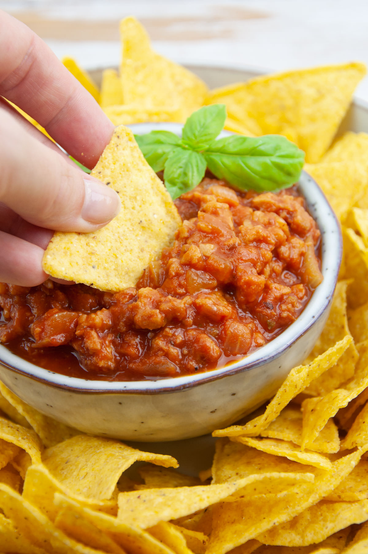 Vegan 'Meaty' Tomato Dip