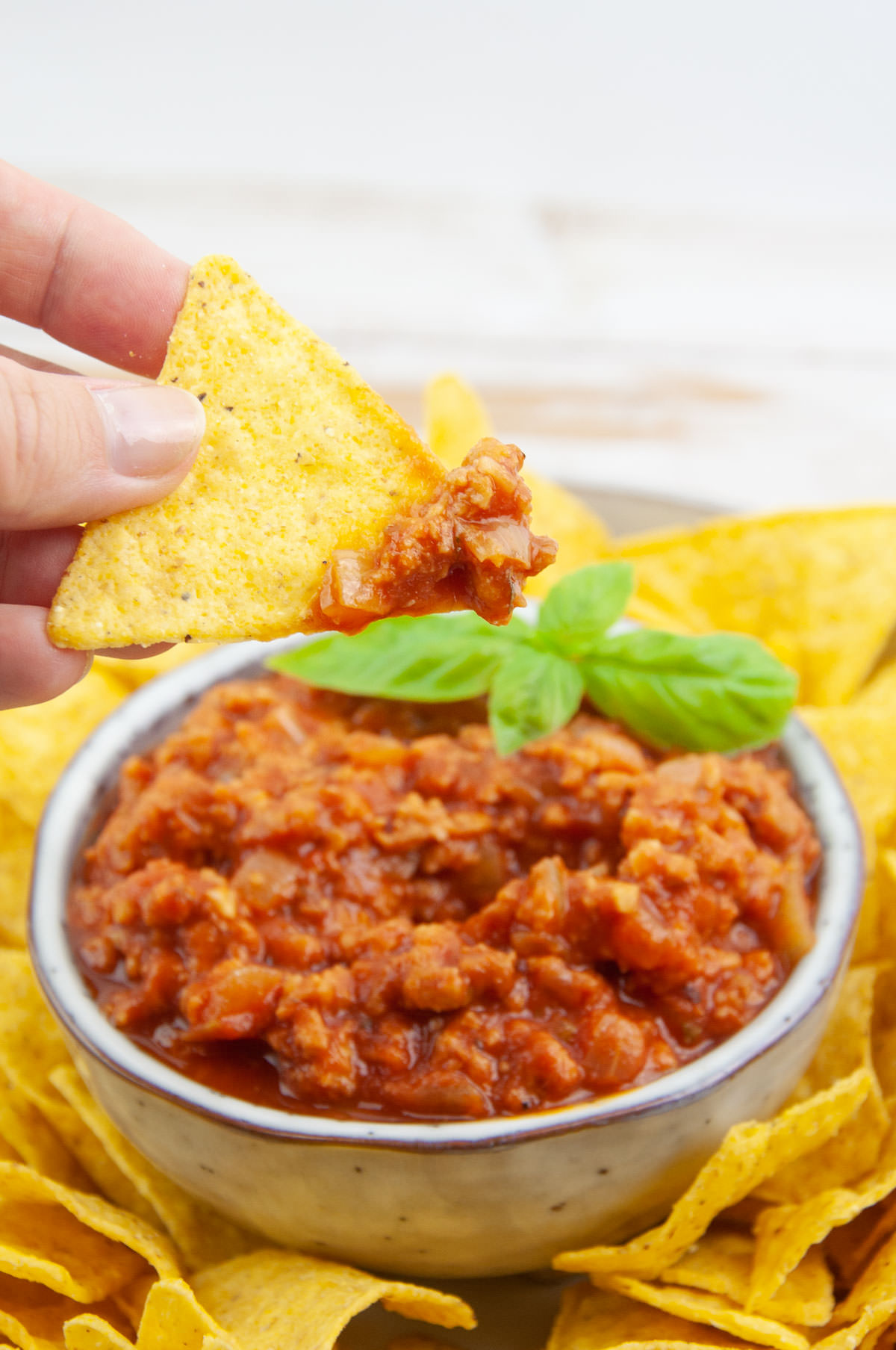 Vegan 'Meaty' Tomato Dip