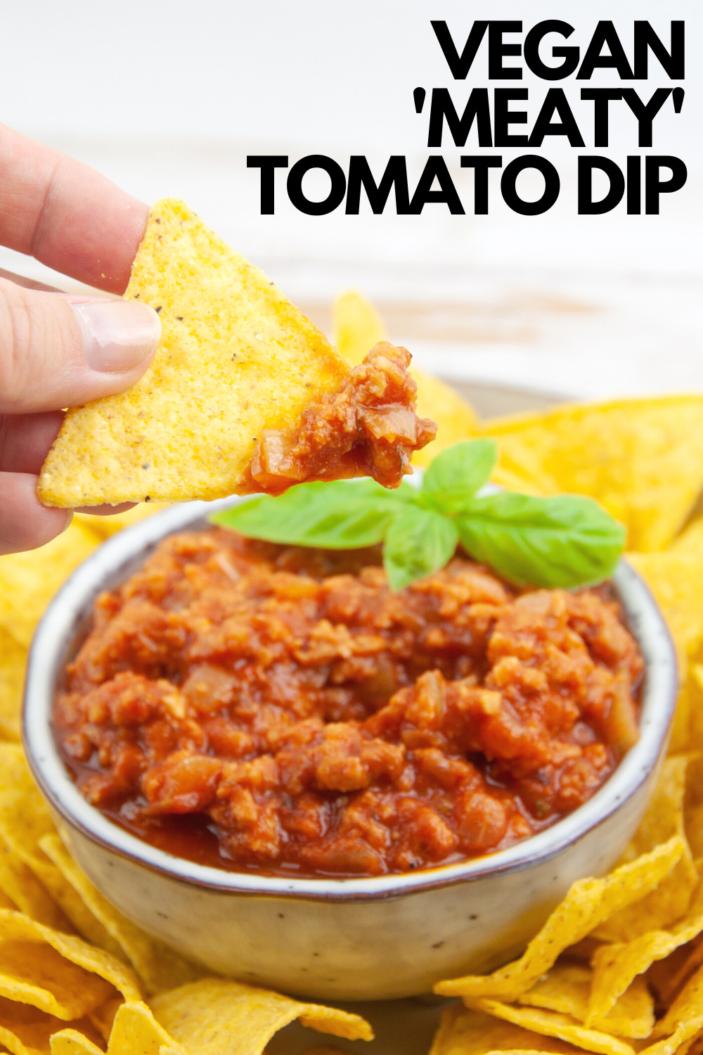 Vegan 'Meaty' Tomato Dip