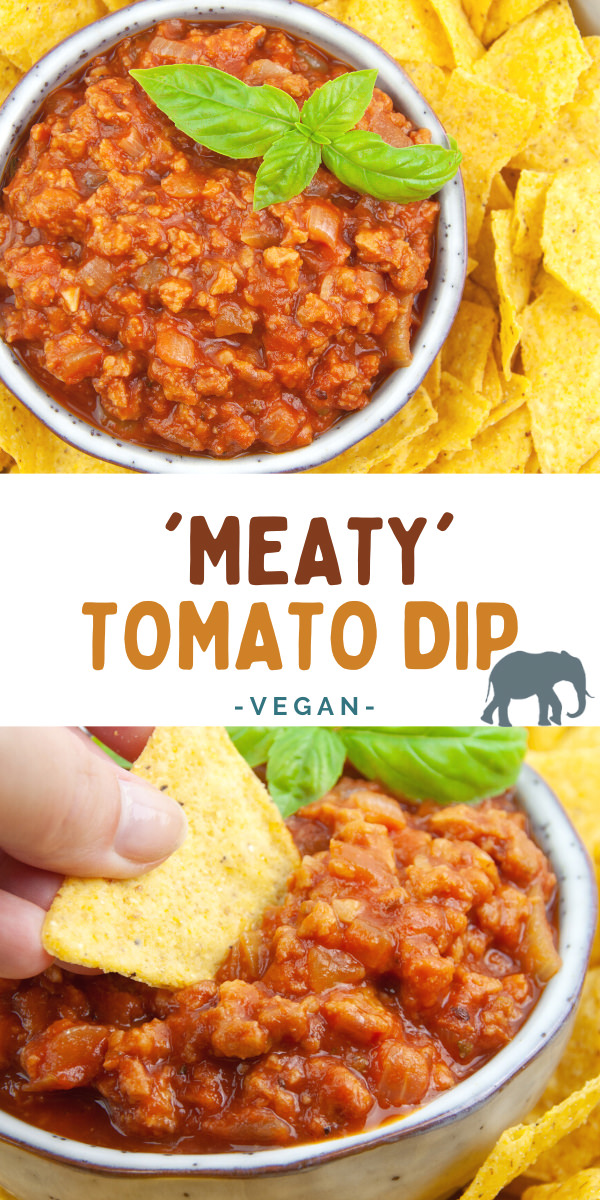 Vegan 'Meaty' Tomato Dip