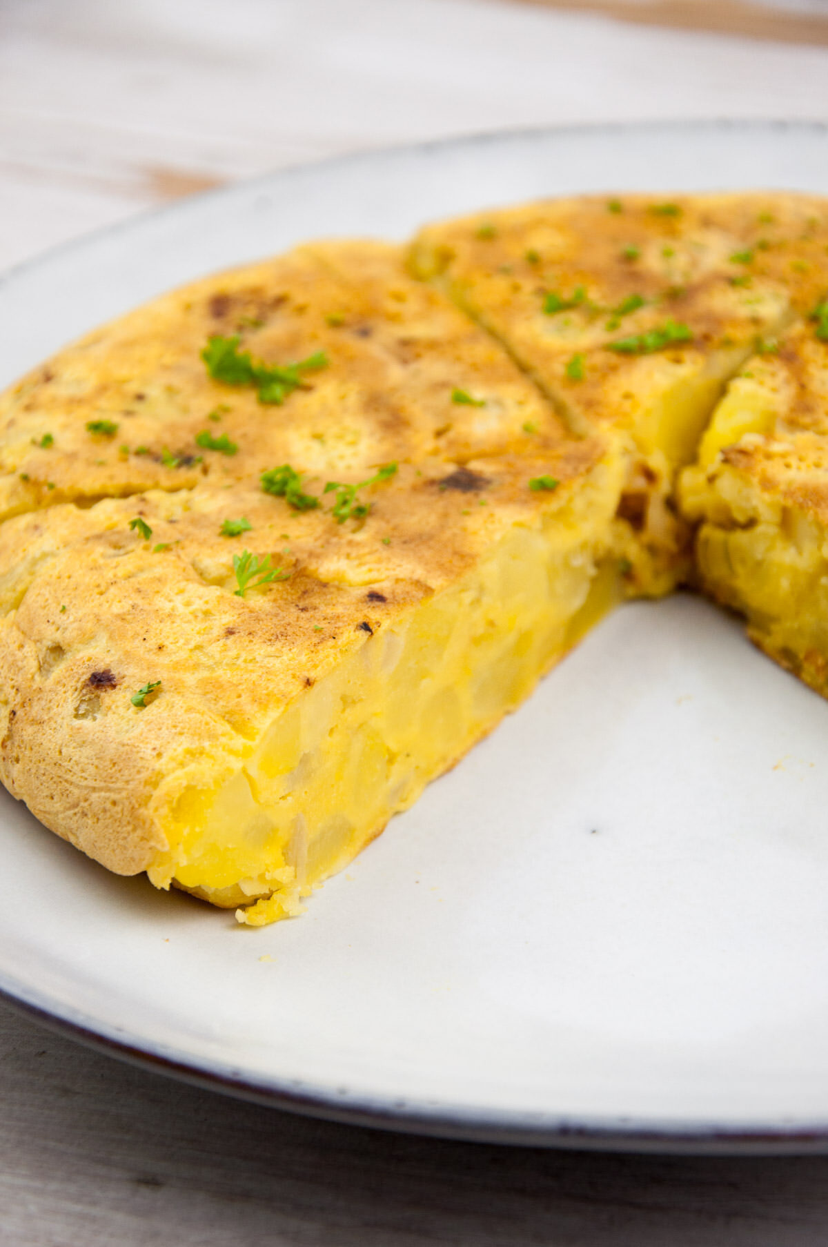 Vegan Tortilla Espanola - Spanish Potato Omelette