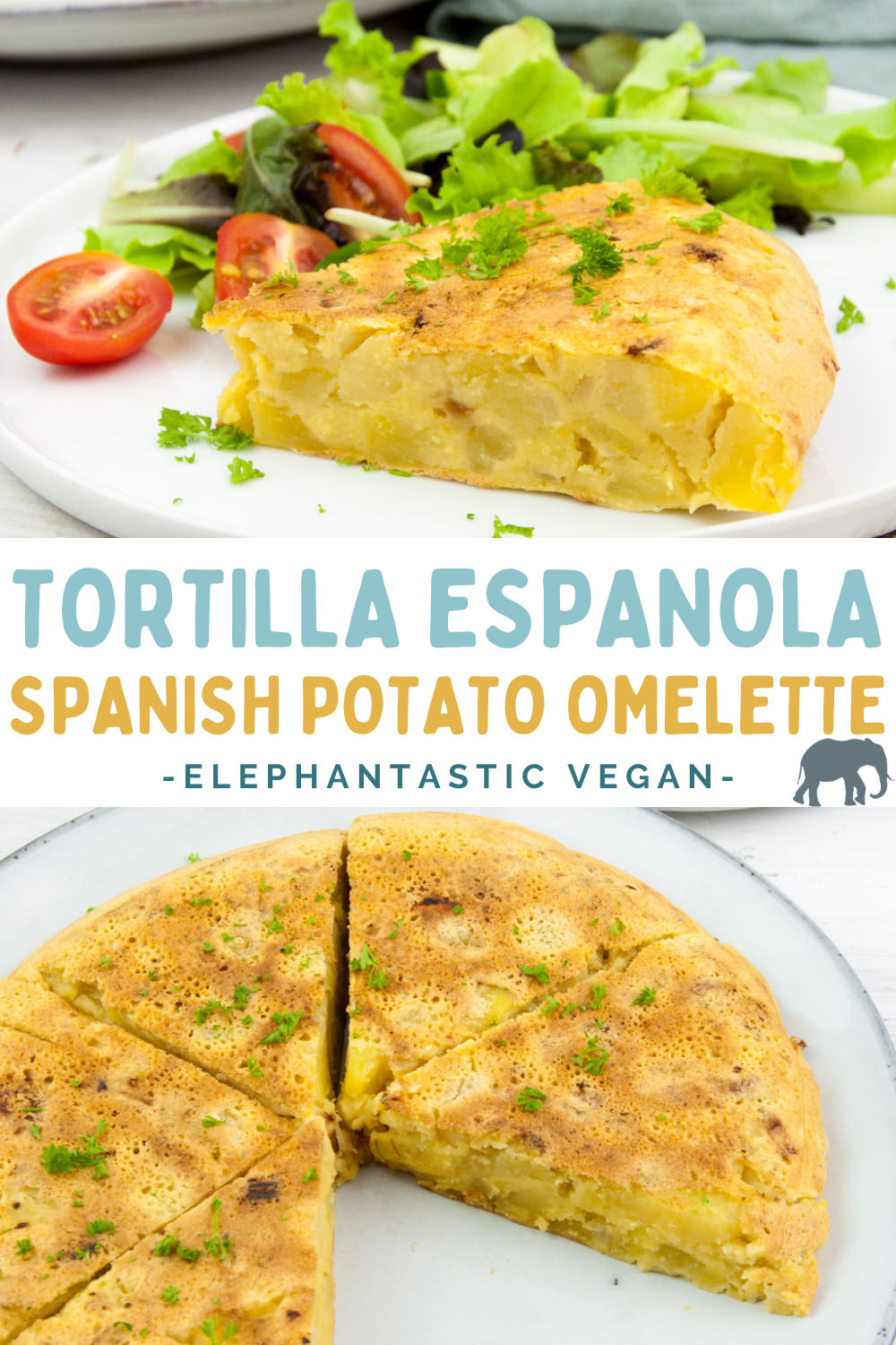 Vegan Tortilla Espanola - Spanish Potato Omelette