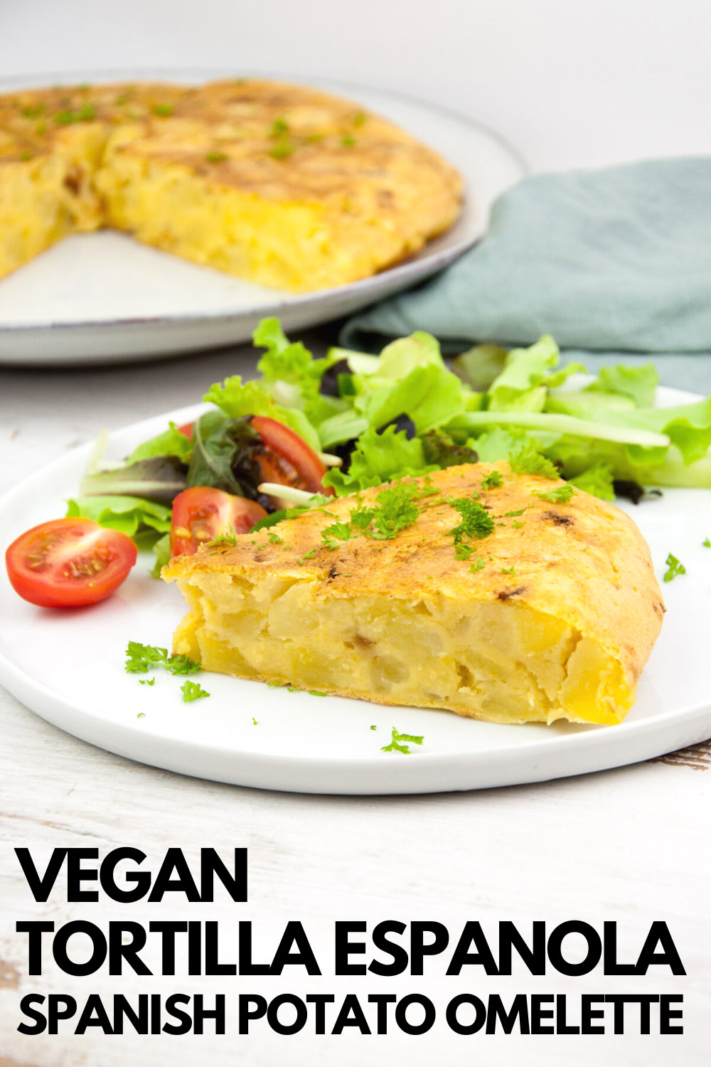 Vegan Tortilla Espanola - Spanish Potato Omelette