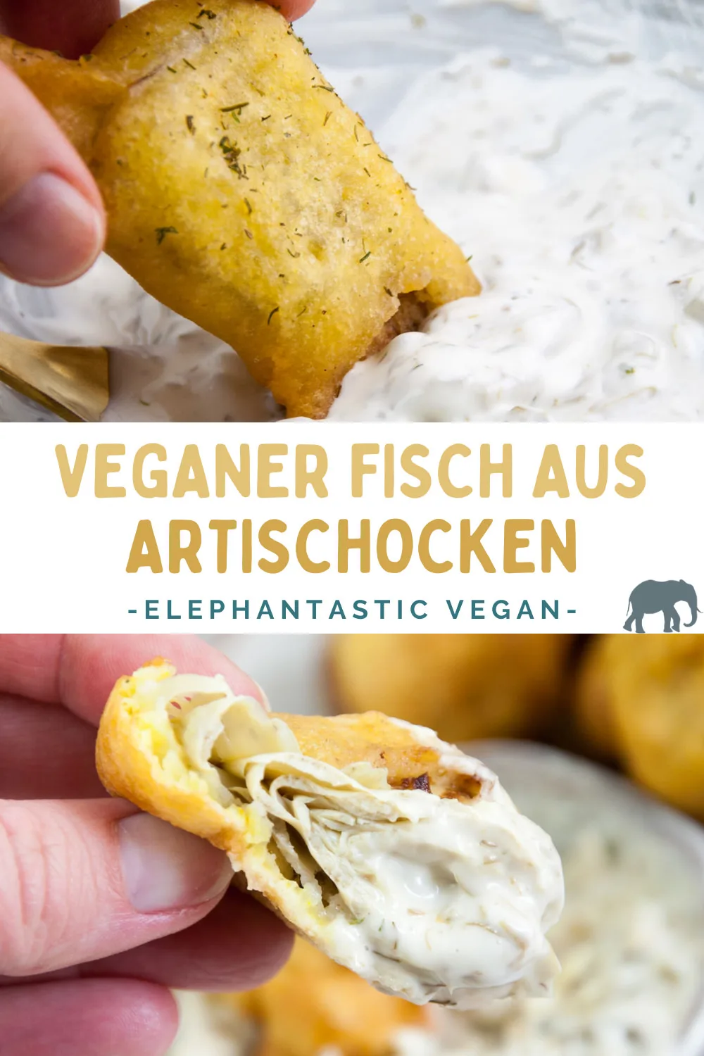 Veganer Fisch aus Artischocken