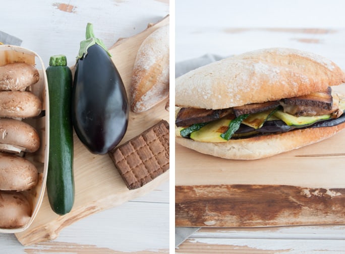 Mediterranean Veggie Sandwich with Smoked Tofu | ElephantasticVegan.com