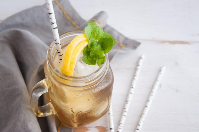 Double Mint Iced Tea | ElephantasticVegan.com