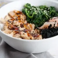 Teriyaki Jackfruit Sushi Bowl | ElephantasticVegan.com