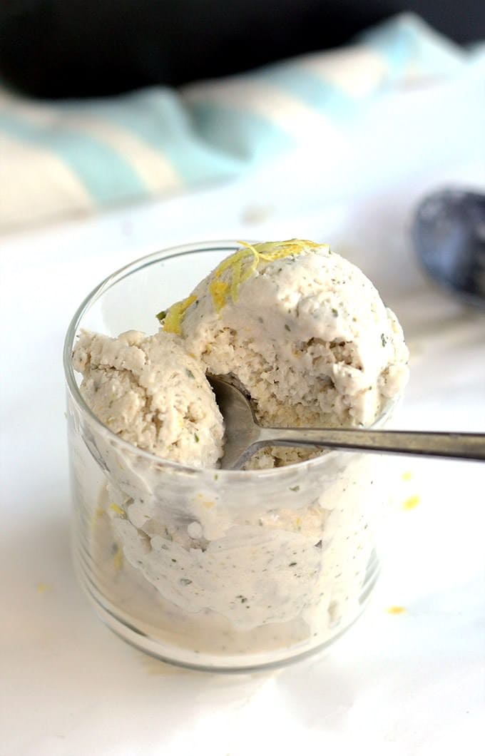 Lemon Mint Ice Cream - Love Me, Feed Me