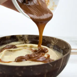 Salted Caramel Sauce over Nice Cream