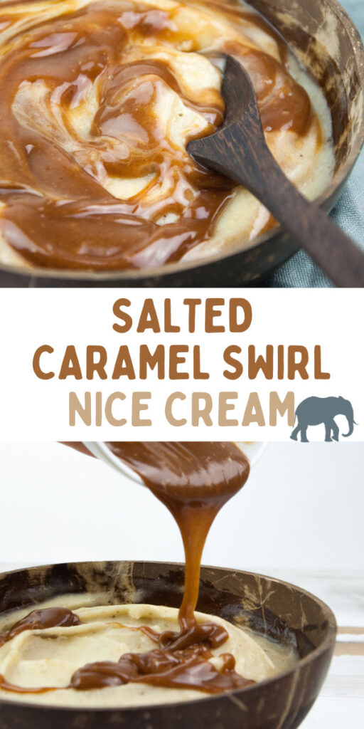 Salted Caramel Swirl Nice Cream