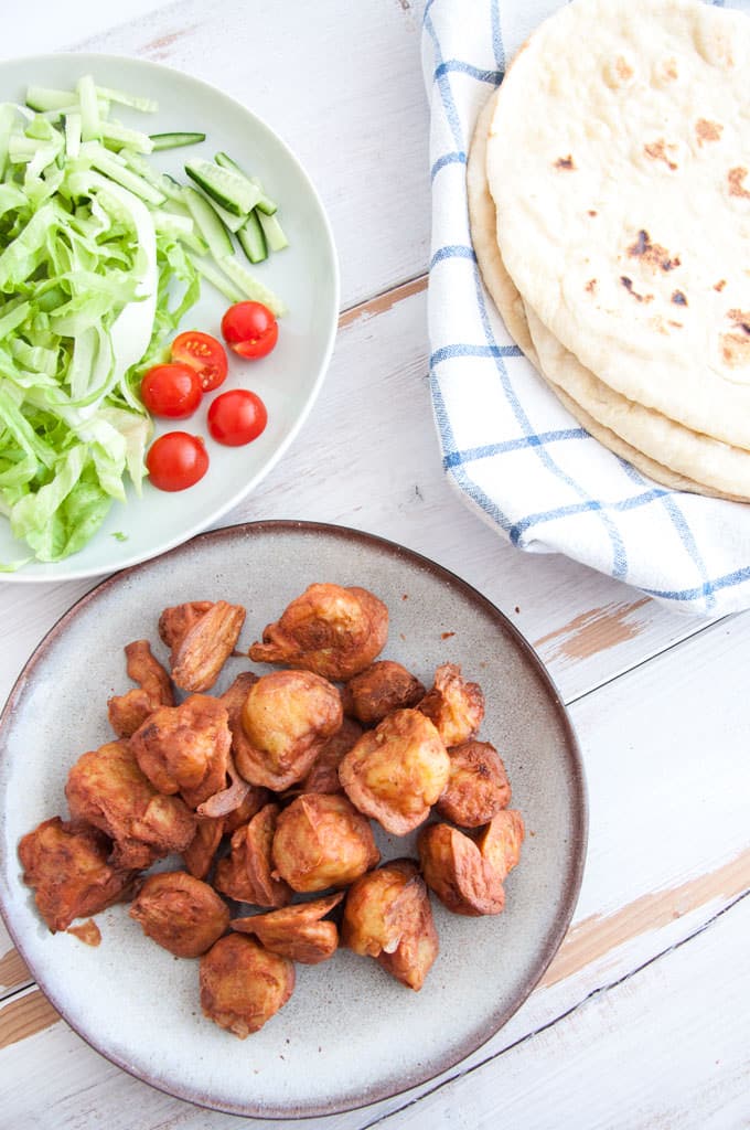 Tandoori Cauliflower Wrap | ElephantasticVegan.com