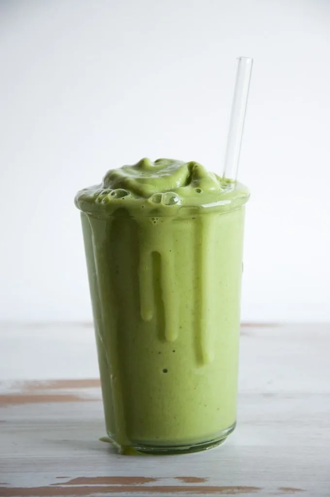 Frozen Green Smoothie | ElephantasticVegan.com