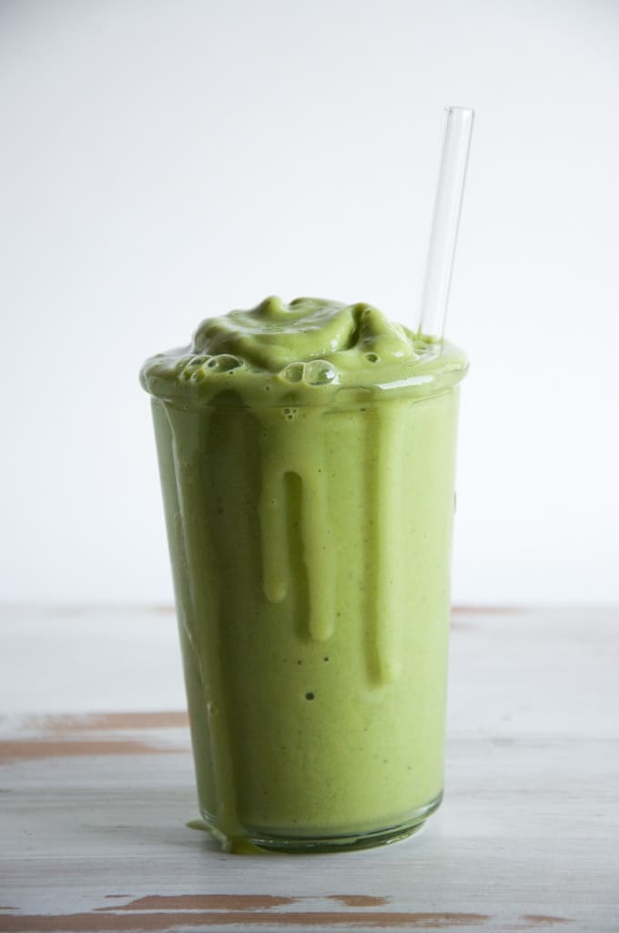 Frozen Green Smoothie | ElephantasticVegan.com