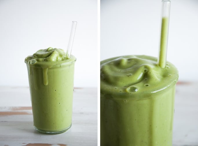 Frozen Green Smoothie | ElephantasticVegan.com