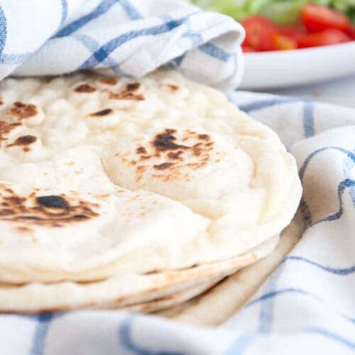 Thick Fluffy Tortillas from scratch Recipe Elephantastic Vegan