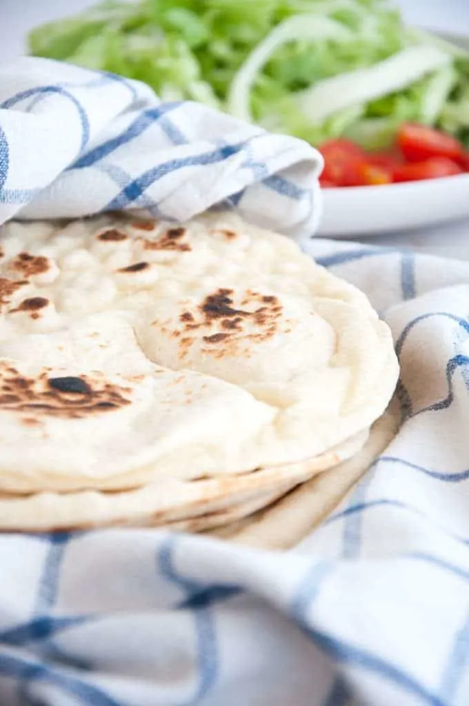 Thick Fluffy Tortillas from scratch