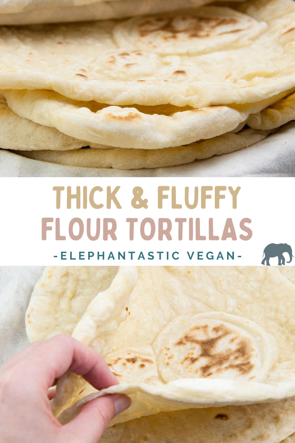 Thick and fluffy flour tortillas