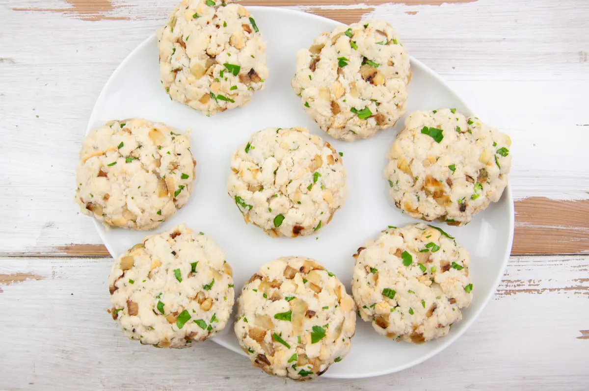 shaped bread dumplings