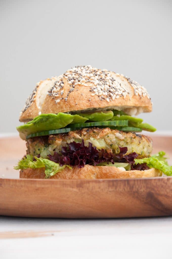 Green Veggie Burger | ElephantasticVegan.com