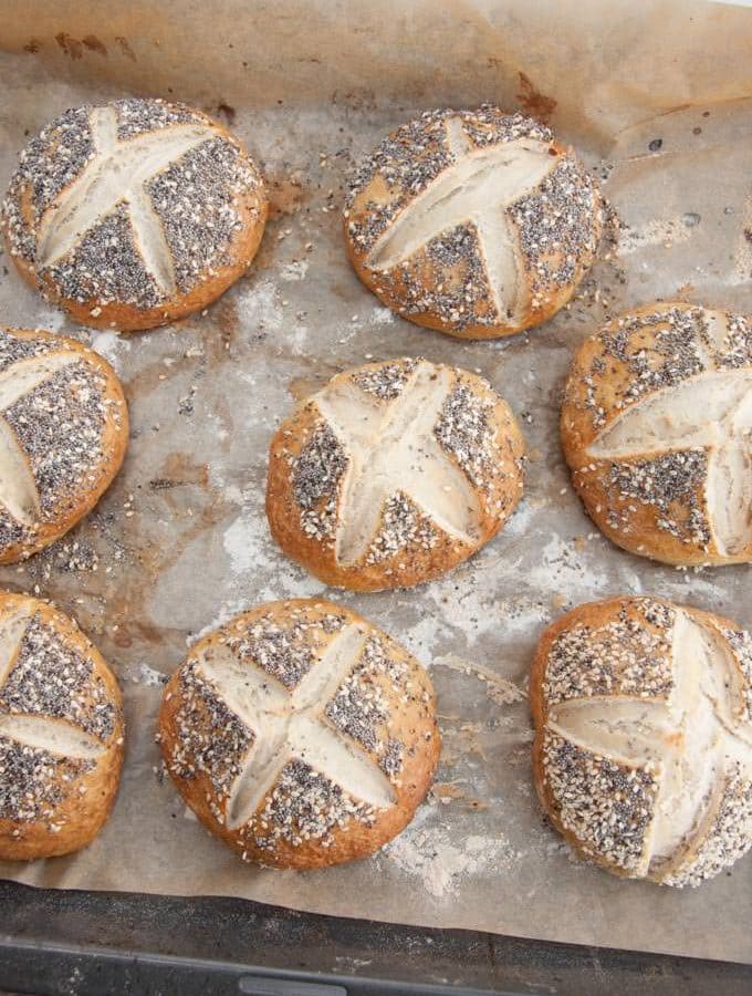 Homemade Pretzel Buns | ElephantasticVegan.com