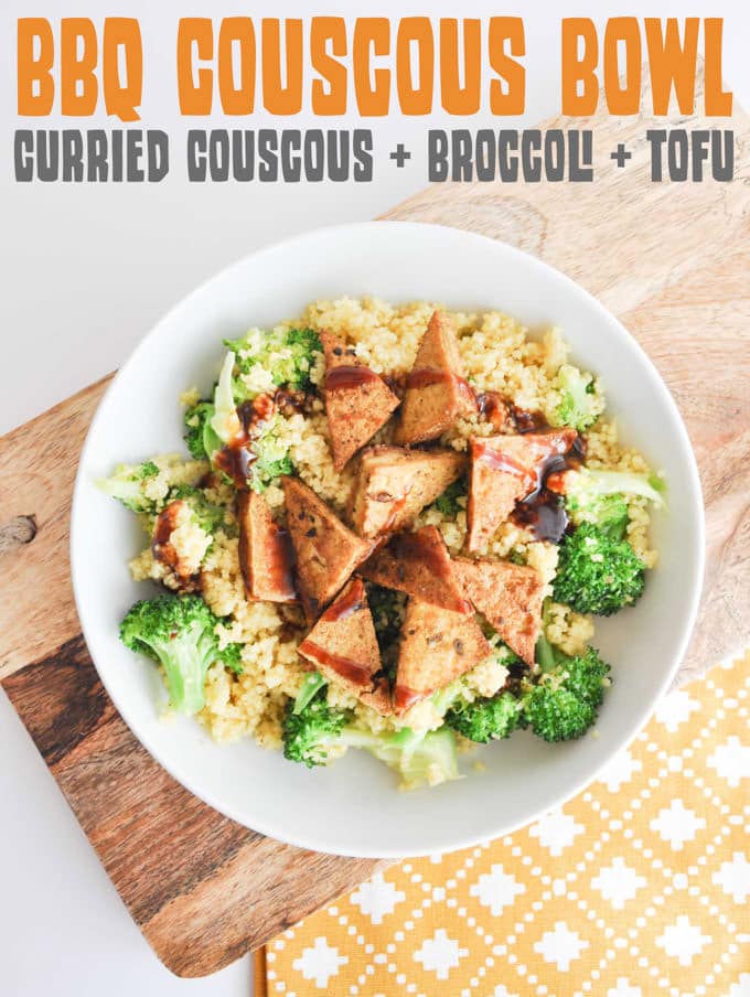 BBQ Couscous Bowl | ElephantasticVegan.com