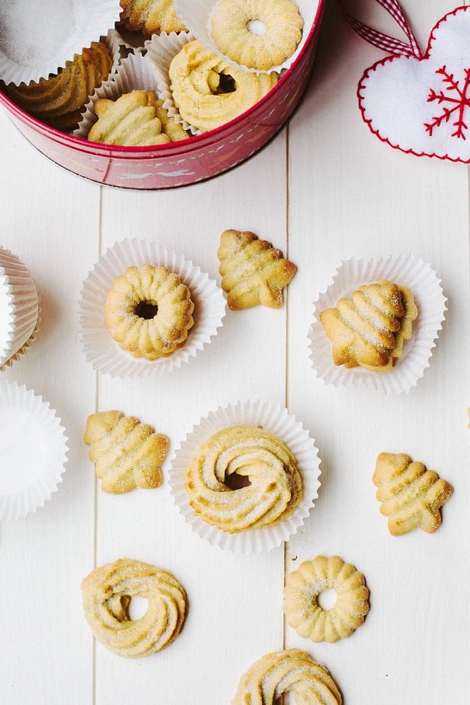 Vegan Danish Butter Spritz Cookies