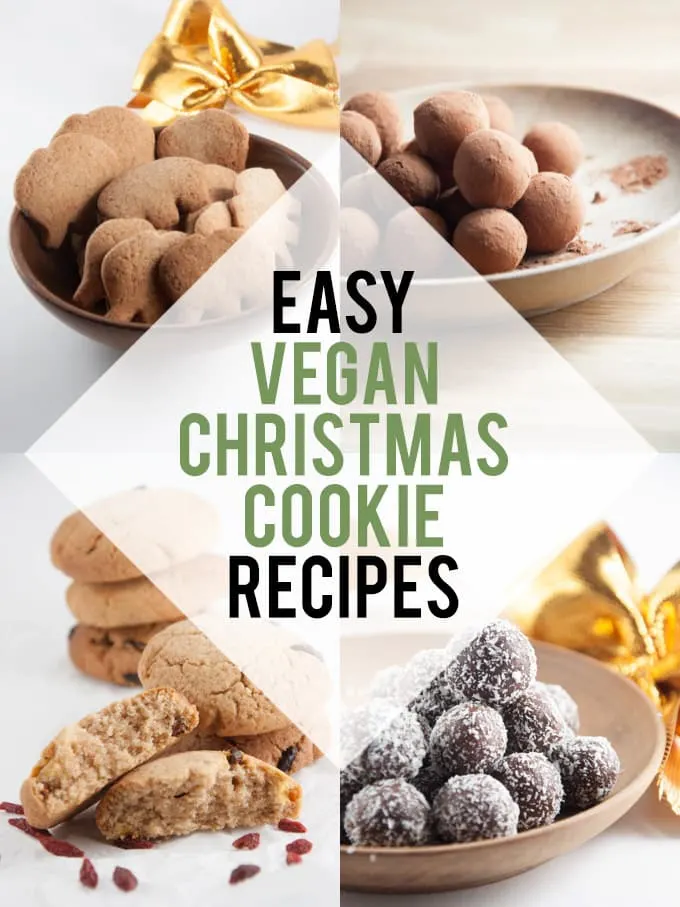 Easy Vegan Christmas Cookie Recipes | ElephantasticVegan.com