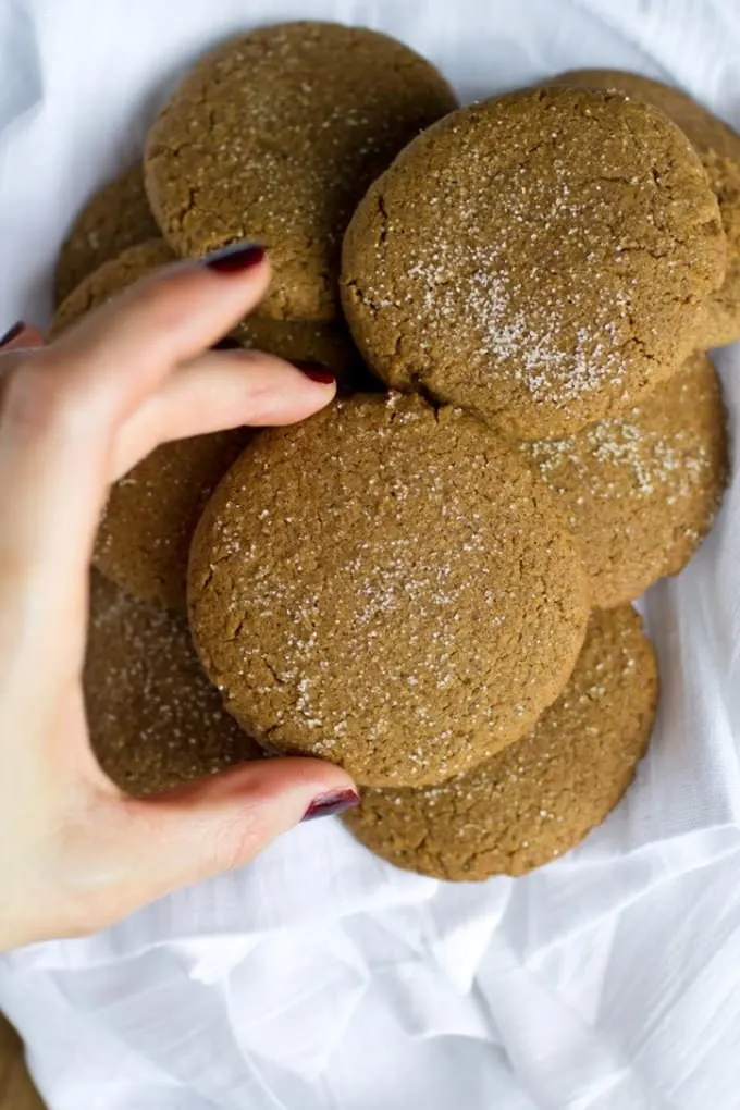 Vegan Coconut Butter Gingersnaps